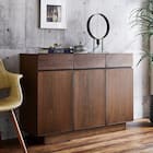 天然木サイドボード (幅120cm WAL) 1枚目画像