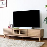天然木の飾りが魅力のテレビボード (150 NA)