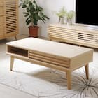 木の温もりが漂う センターテーブル (幅100cm NA) 2枚目画像