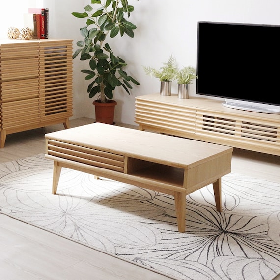 木の温もりが漂う センターテーブル (幅100cm NA) 6枚目画像