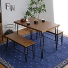 ヴィンテージ ダイニングテーブル3点セット (WAL) 1枚目画像