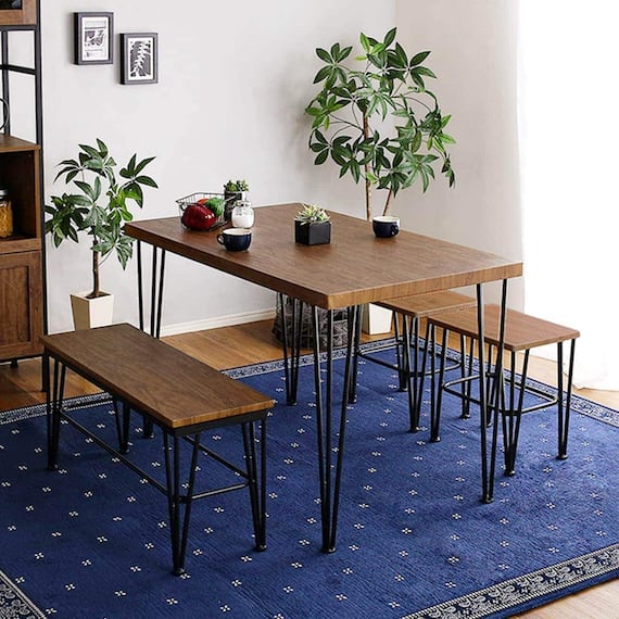 ヴィンテージ ダイニングテーブル4点セット (WAL) 1枚目画像