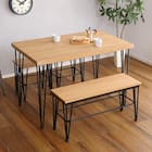 ヴィンテージ ダイニングテーブル4点セット (SBO) 1枚目画像