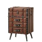 ヴィンテージボックスチェスト50H(BR) 1枚目画像