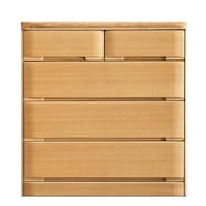 タモ突板ローチェスト