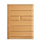 タモ突板ハイチェスト105 (NA) 1枚目画像