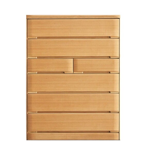 タモ突板ハイチェスト105 (NA) 1枚目画像