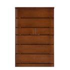 タモ突板ハイチェスト90 (BR) 1枚目画像