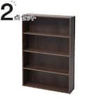 コミックラック 薄型4段(WAL)2個セット 1枚目画像