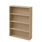 コミックラック 薄型4段(クラフト)2個セット 3枚目画像