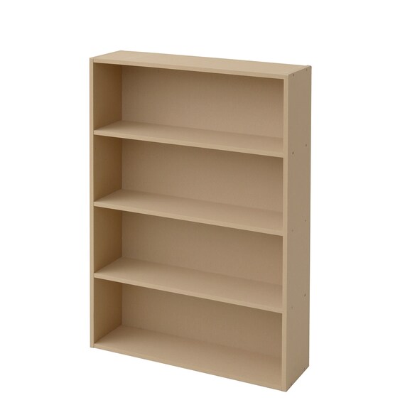 コミックラック 薄型4段(クラフト)2個セット 3枚目画像