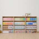 コミックラック 薄型4段(クラフト)2個セット 6枚目画像