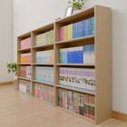 コミックラック 薄型4段(クラフト)2個セット 7枚目画像