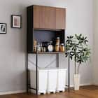 ヴィンテージ30Lごみ箱上ラック (ワイドタイプ WAL) 1枚目画像