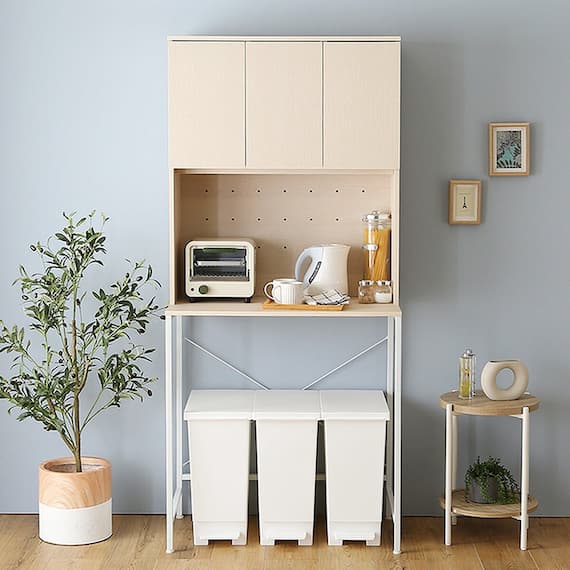 さわやかな30Lごみ箱上ラック (ワイドタイプ WOK) 1枚目画像