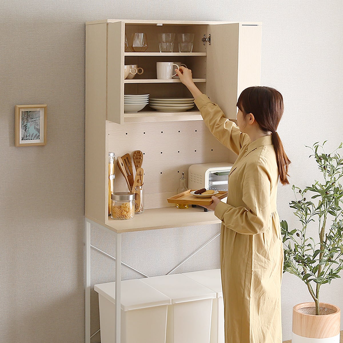 ニトリ 食器棚入荷しました。 / リサイクルショップ三喜「宮崎で中古品の買取・販売」