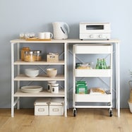 さわやかなごみ箱上キッチンカウンター (幅120cm WOK)