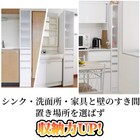 扉付き隙間収納 (幅25cm) 3枚目画像