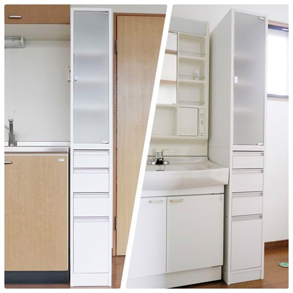 扉付き隙間収納 (幅25cm) 11枚目画像