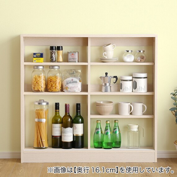 さわやかなカウンター下引き戸収納（9020 WOK） 2枚目画像