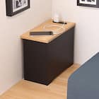 ルーターボックス(小 ナチュラル/ブラック) 1枚目画像