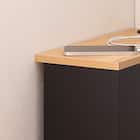 ルーターボックス(小 ナチュラル/ブラック) 5枚目画像