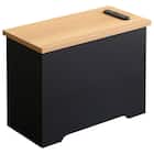 ルーターボックス(小 ナチュラル/ブラック) 6枚目画像