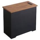 ルーターボックス(大 ウォールナット/ブラック) 7枚目画像