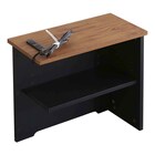 ルーターボックス(大 ウォールナット/ブラック) 8枚目画像