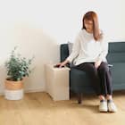 ルーターボックス(大 ホワイトウォッシュ) 3枚目画像