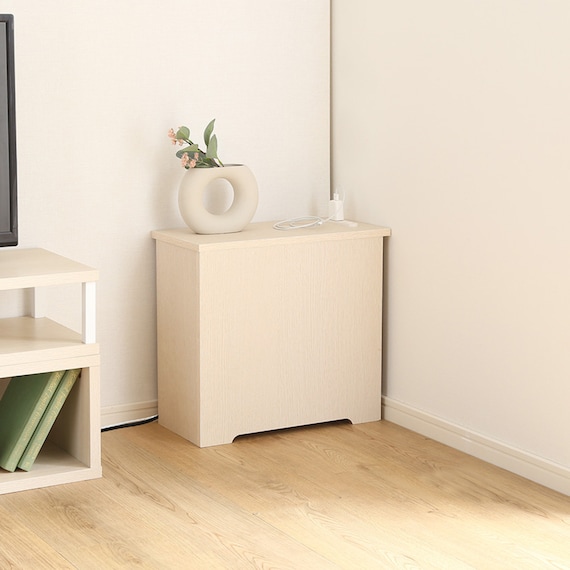 ルーターボックス(大 ホワイトウォッシュ) 4枚目画像