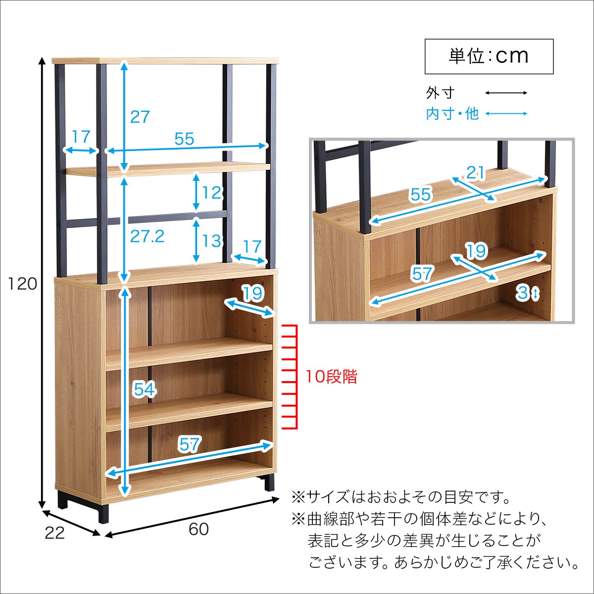 飾り棚　コンパクト　ヴィンテージ　マルチキャビネット　整理棚　収納棚 ヴィンテージマルチキャビネット(NA) | ニトリネット【公式】 家具