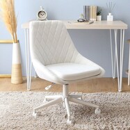 【最短翌日出荷】大人かわいいチェア (LueuR リュウール WH）