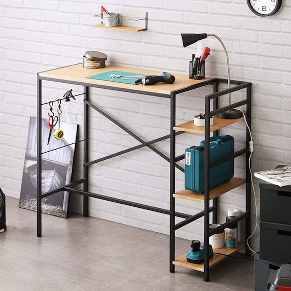 ヴィンテージ足掛けスタンディングデスク (NA) 1枚目画像