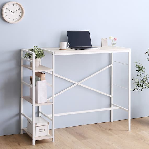 さわやかな足掛けスタンディングデスク (WW) 1枚目画像