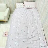 ぼく、シマエナガ。 掛けフトンカバー ピンク