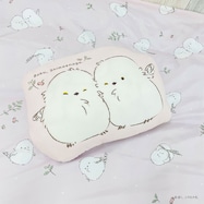 ぼく、シマエナガ。 ダイカットクッション ピンク