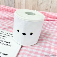 ぼく、シマエナガ。　トイレットペーパーカバー(ホワイト)