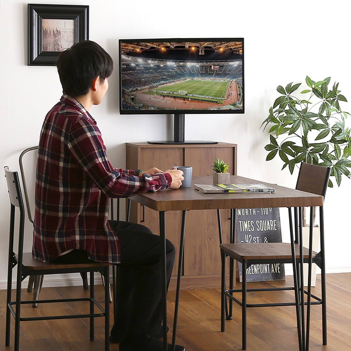 卓上ミニテレビスタンド スイングタイプ (OTG-C BK) | ニトリネット