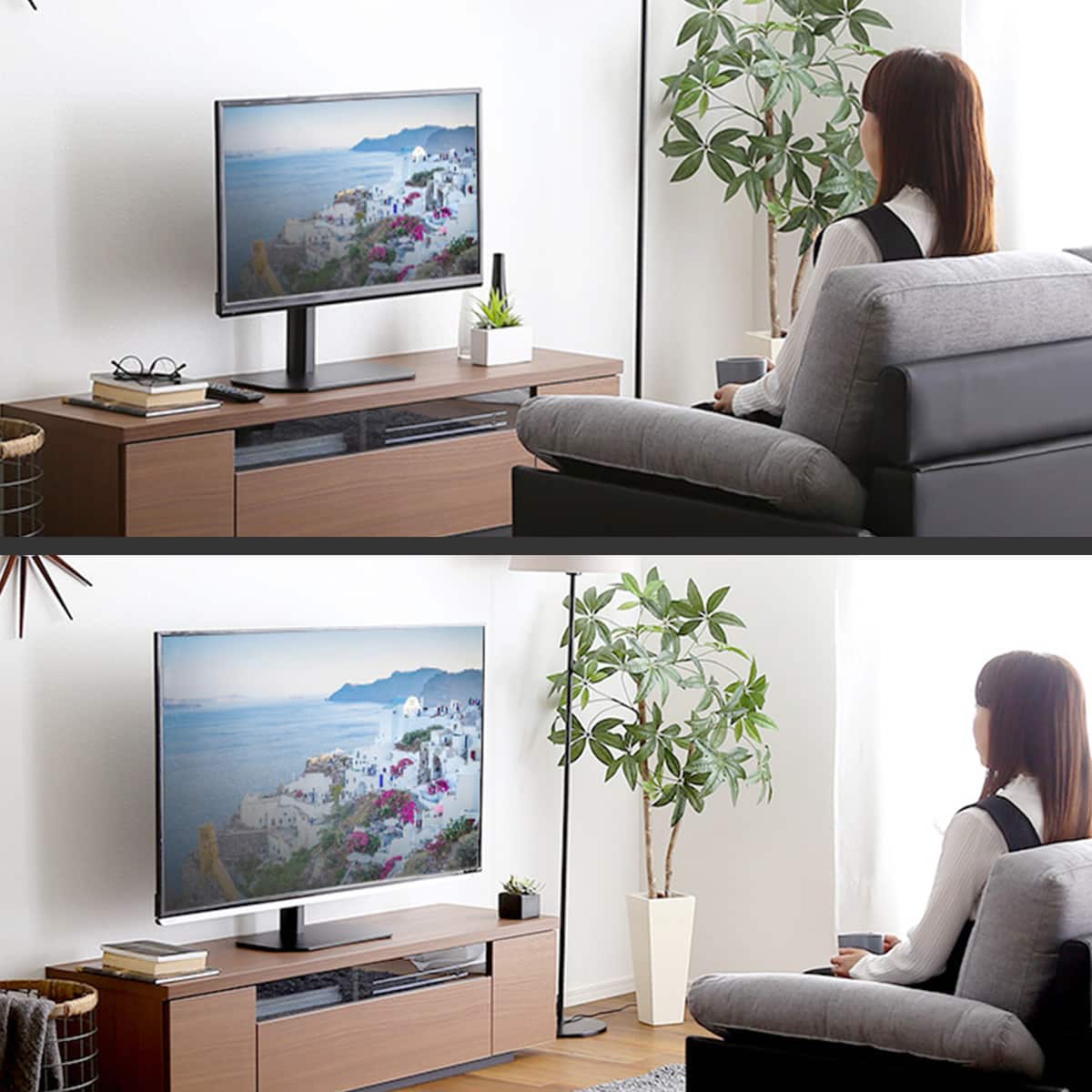 卓上ミニテレビスタンド スイングタイプ (OTG-C BK) | ニトリネット