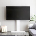 最大100インチ対応 頑丈テレビスタンド (HWAT WH) 1枚目画像