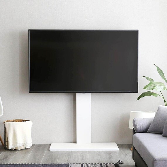 最大100インチ対応 頑丈テレビスタンド (HWAT WH) 1枚目画像