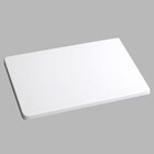 100インチ対応 頑丈・デザインテレビスタンド専用棚板 (WH) 1枚目画像