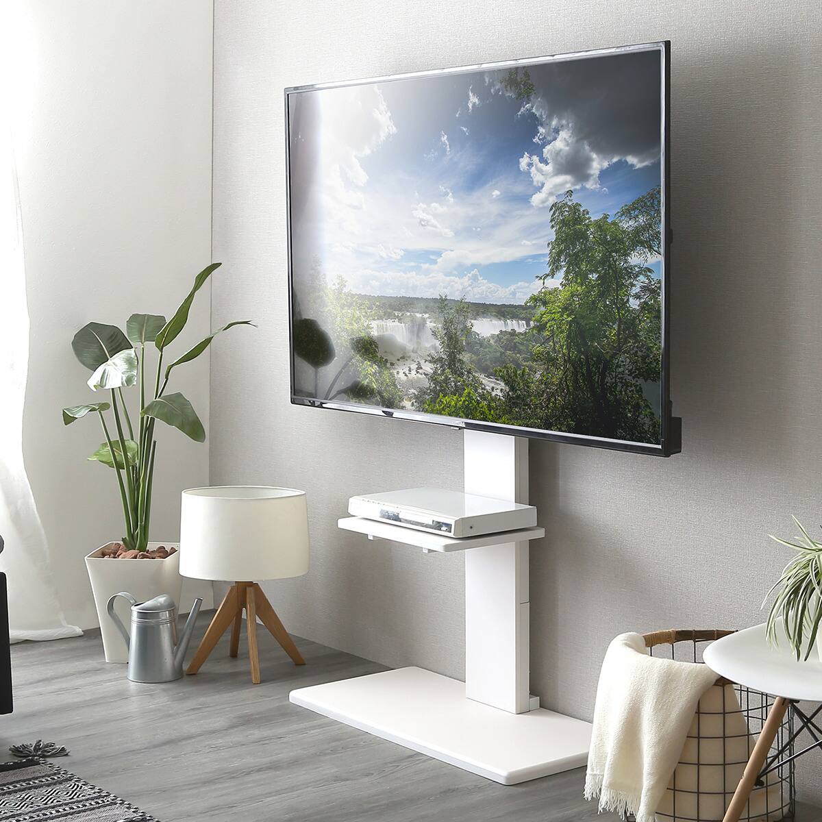 100インチ対応 頑丈・デザインテレビスタンド専用棚板 (WH) | ニトリ