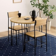 ヴィンテージ円形ダイニング3点セット