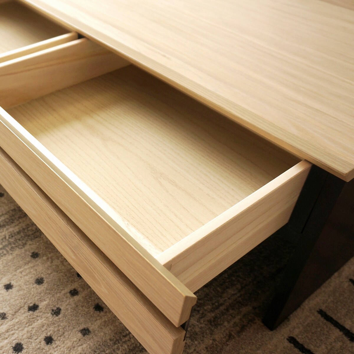 天然木工芸突板センターテーブル (幅100cm NA) | ニトリネット【公式