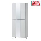 シューズボックスリアル板戸中姿見(75 WH) 1枚目画像