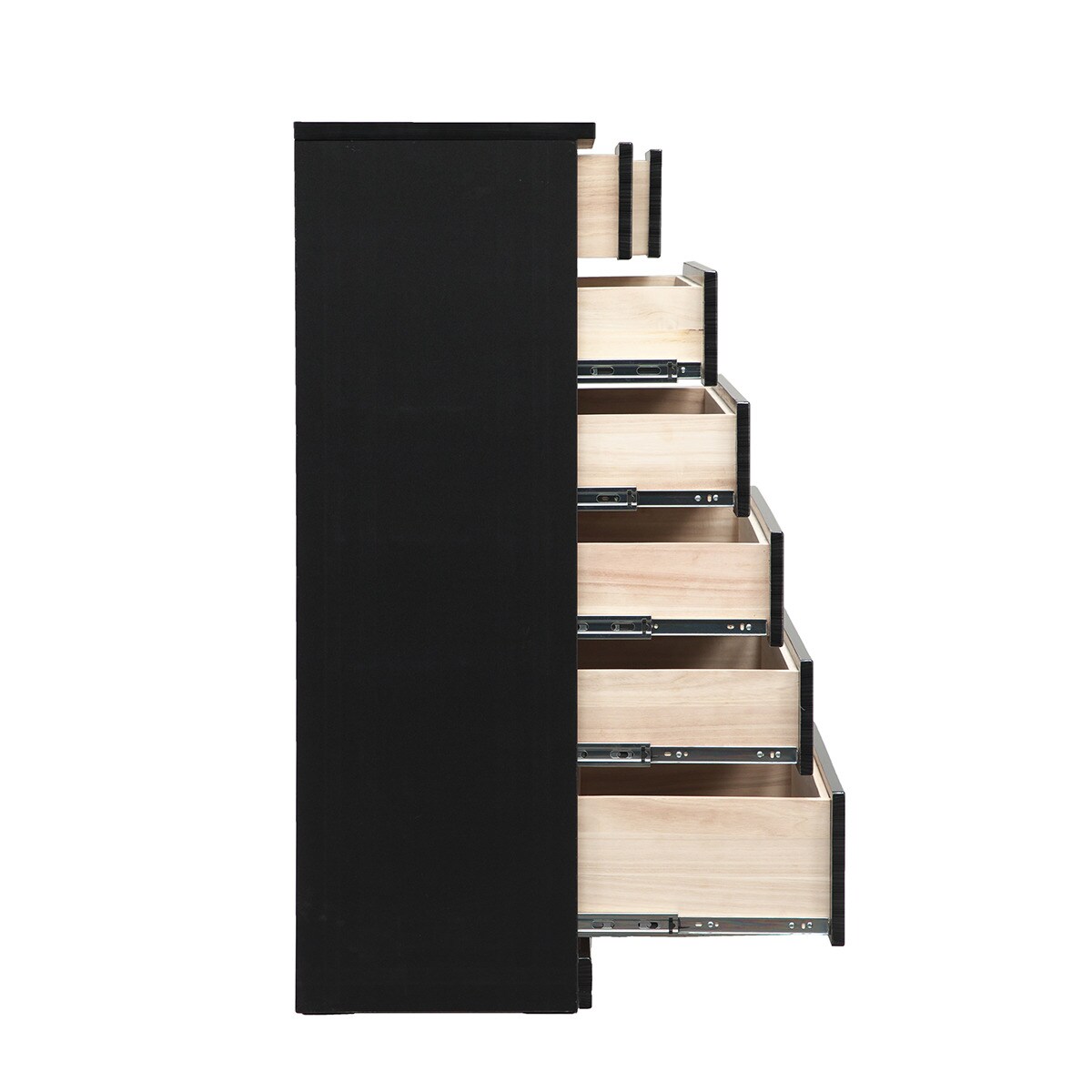 ニトリ ハイチェスト 【期間限定出品】 ハイグロスハイチェスト(90－6 BK) | ニトリネット【公式】 家具