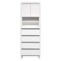 多サイズすき間収納（幅60cm WH）
