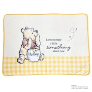 くまのプーさん ひざかけ オレンジ